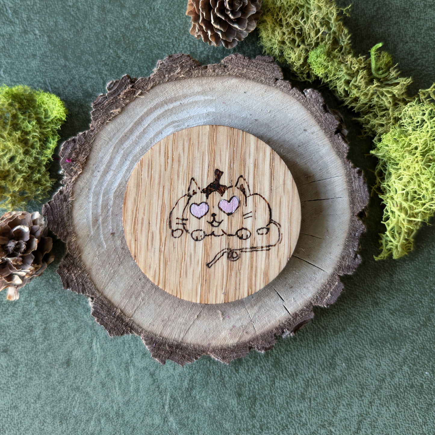Halloween Magnets (Wood-Burned)