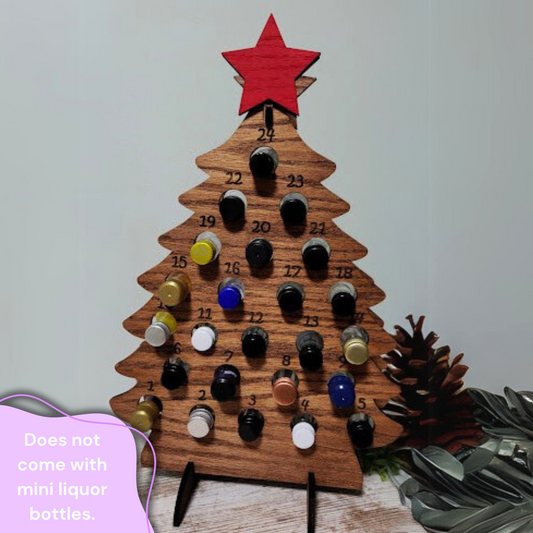 BOHO Adult Advent Christmas Calendar for Mini Liquor Bottles
