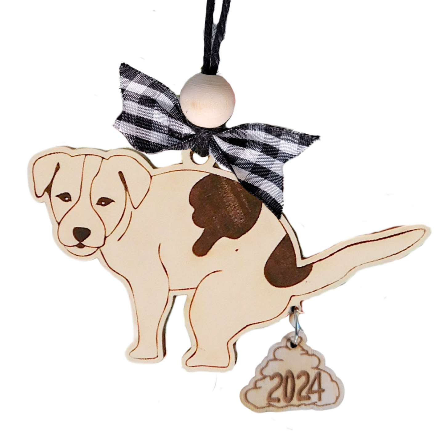 2025 Pooping Dog Christmas Ornament