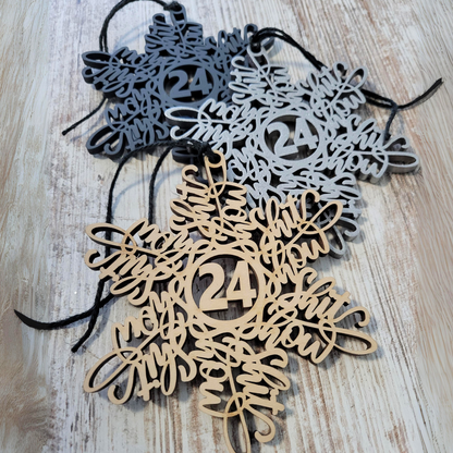 2025 Shitshow Snowflake Christmas Ornament