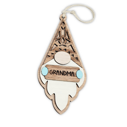 2025 Personalized Boho Gnome Ornament