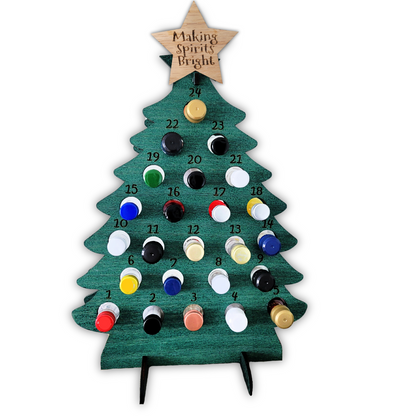 Large Adult Advent Christmas Calendar for Mini Liquor Bottles