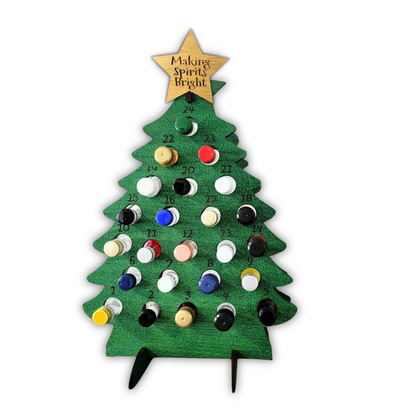 Large Adult Advent Christmas Calendar for Mini Liquor Bottles