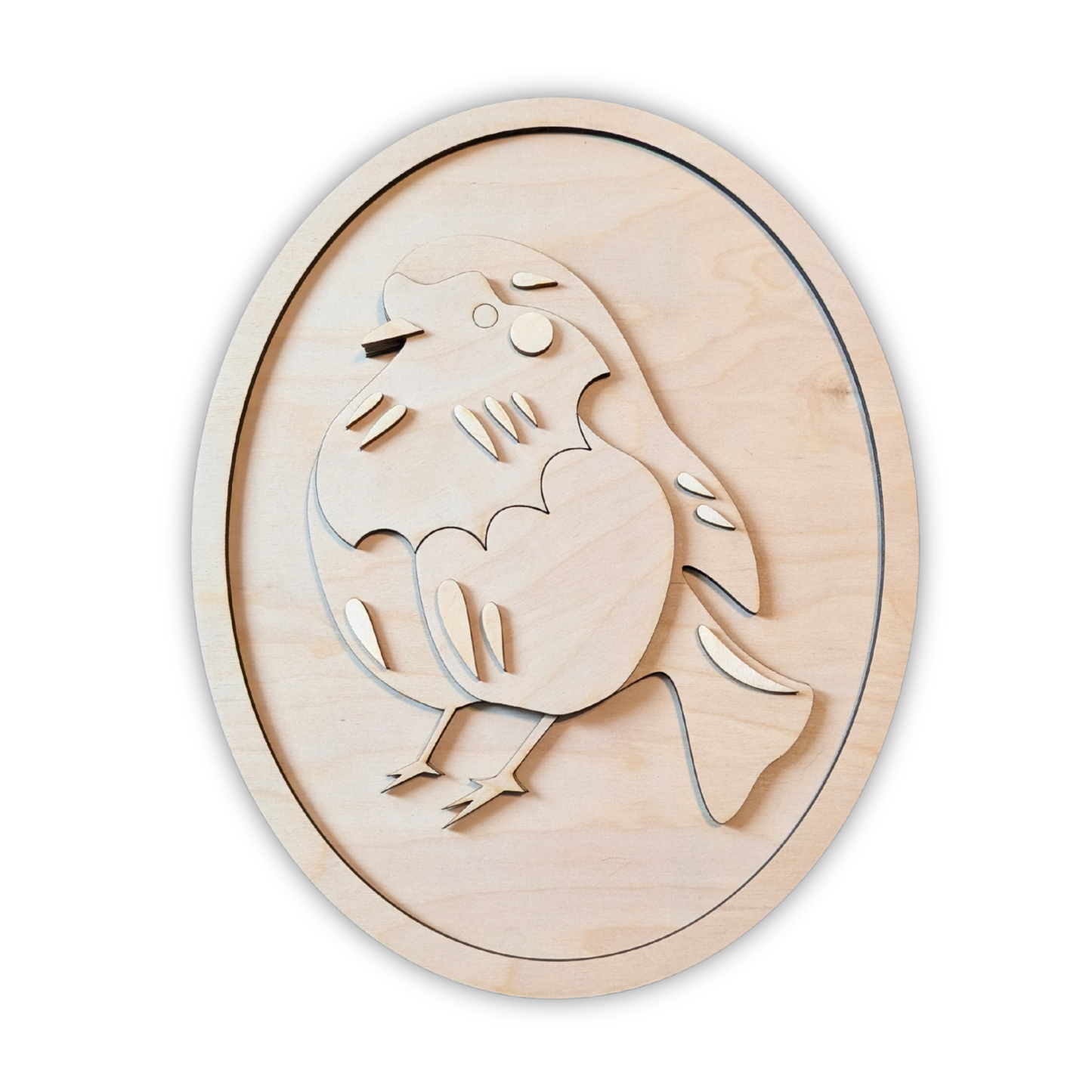 Robin 2D Wooden Craft