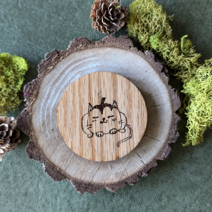 Halloween Magnets (Wood-Burned)