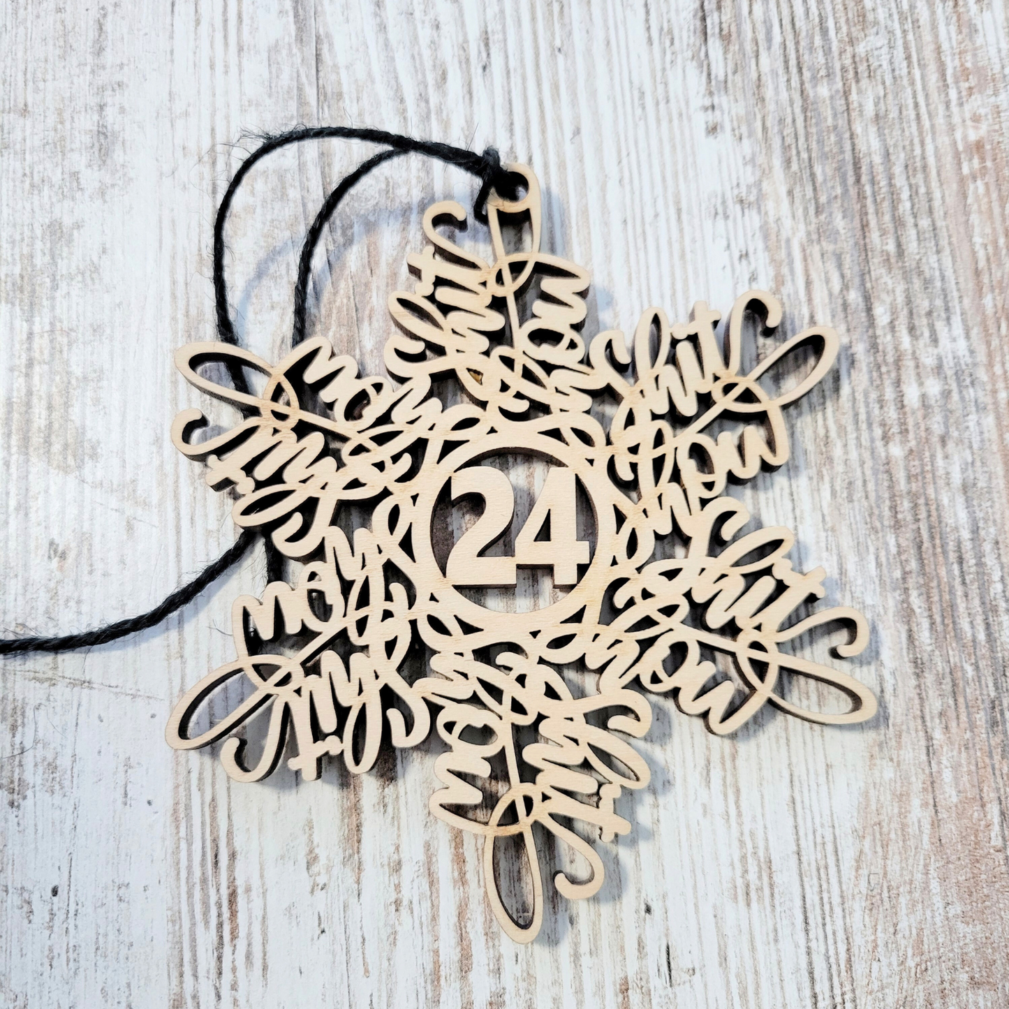2025 Shitshow Snowflake Christmas Ornament