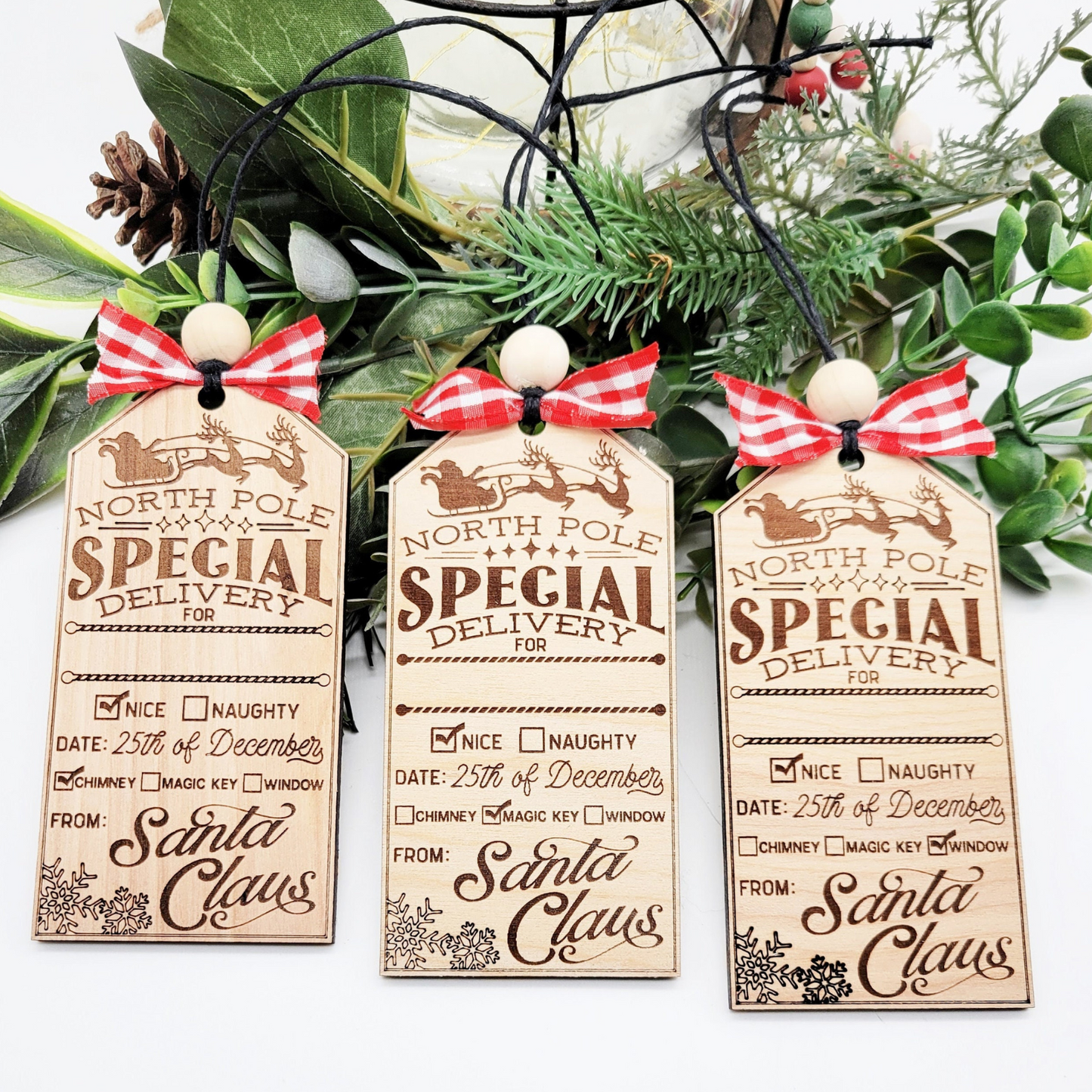 Personalized Special Delivery Stocking Gift Tag