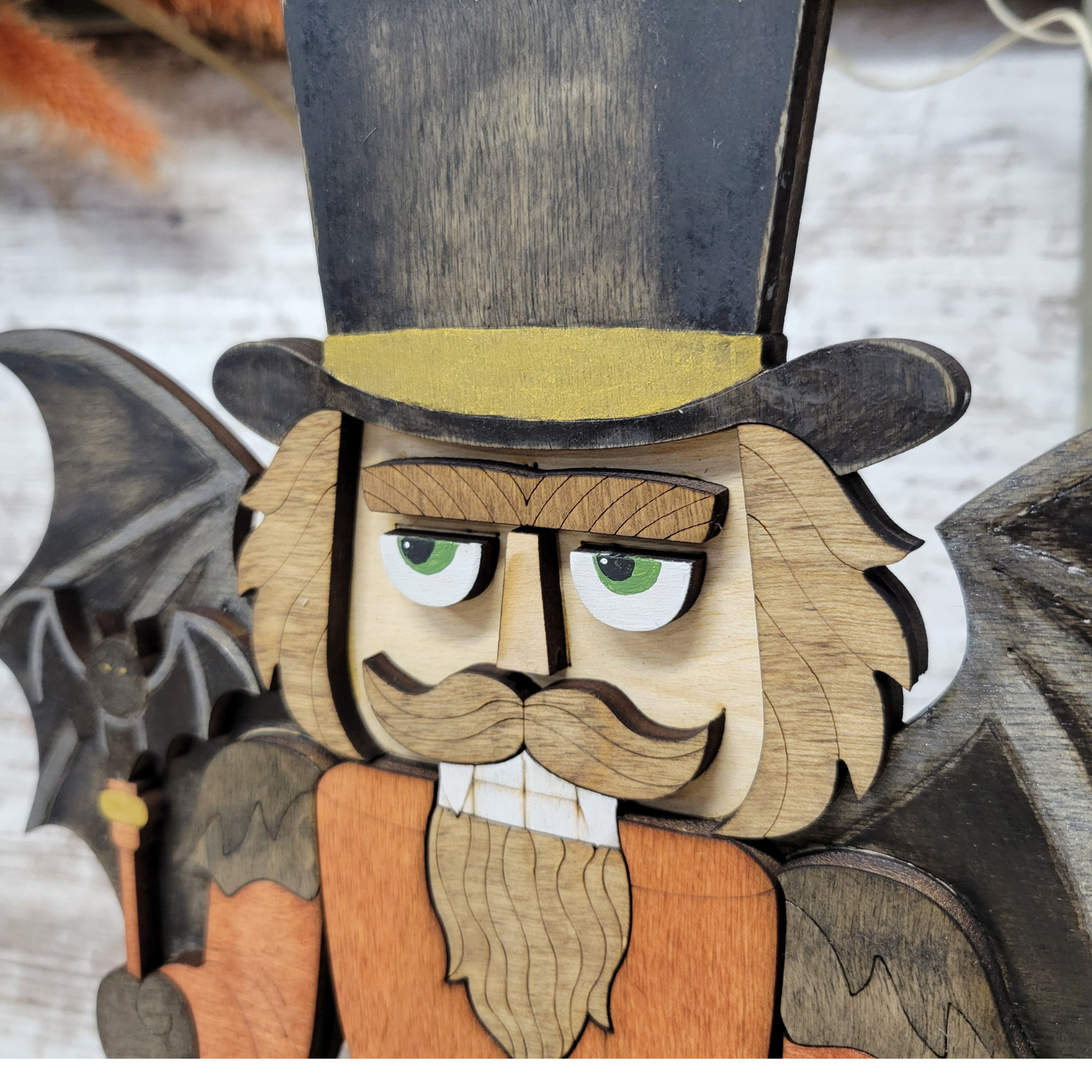 Nutcracker & Ghost Squirrel Mantle or Tabletop Display