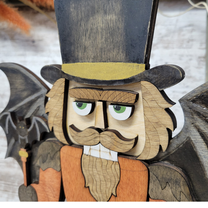 Nutcracker & Ghost Squirrel Mantle or Tabletop Display