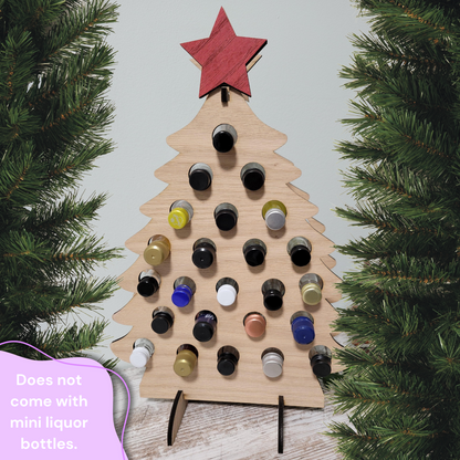 BOHO Adult Advent Christmas Calendar for Mini Liquor Bottles