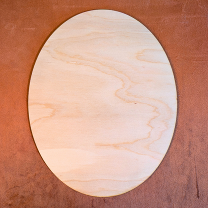 Oval Art Panels for Painting and Crafts