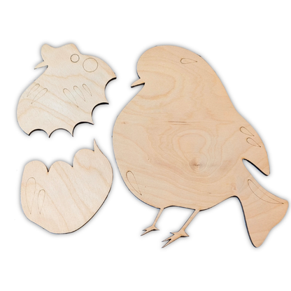Robin 2D Wooden Craft