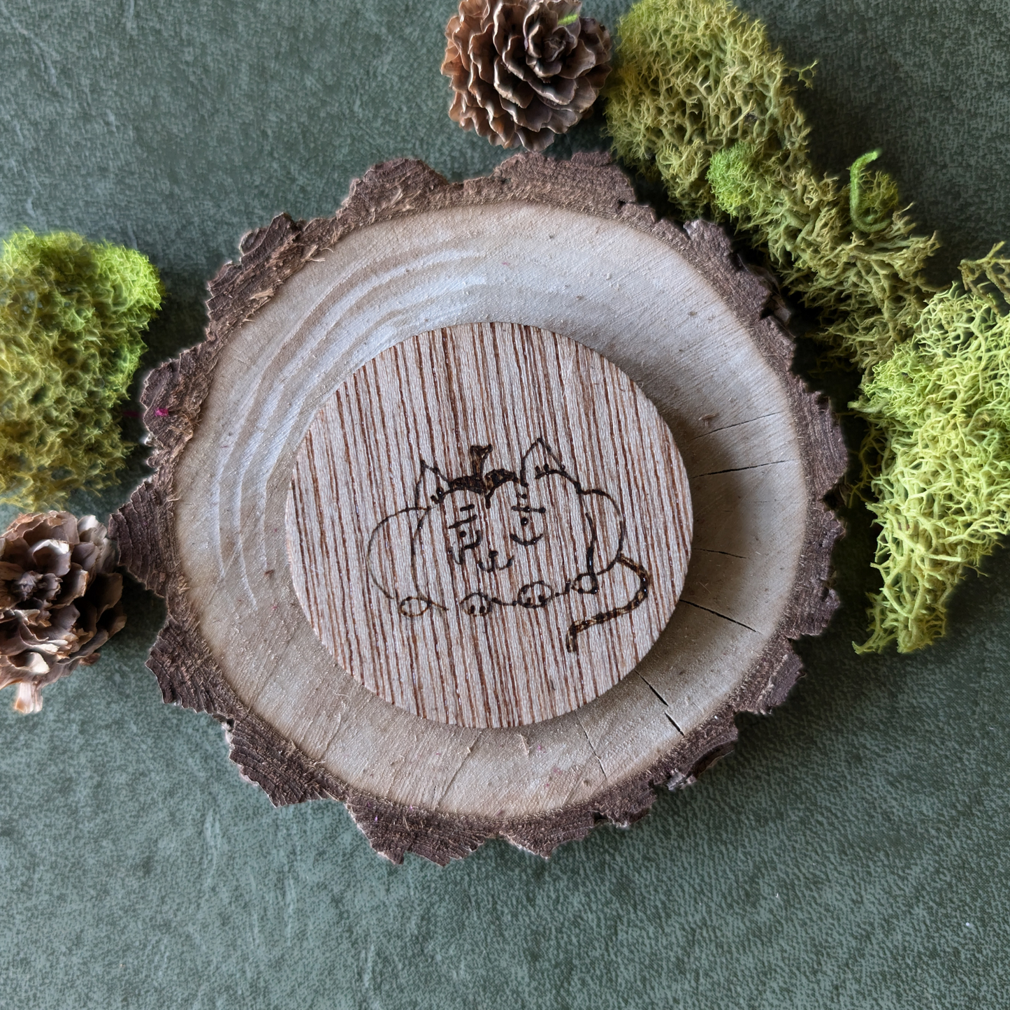 Halloween Magnets (Wood-Burned)