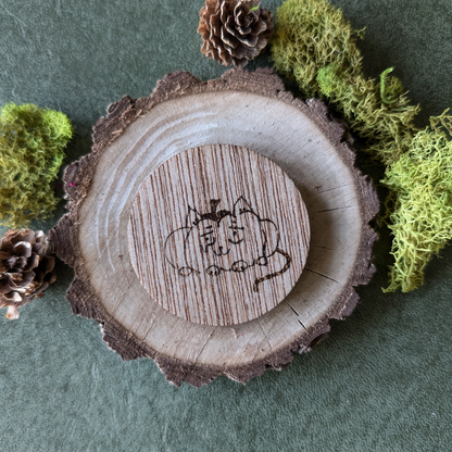 Halloween Magnets (Wood-Burned)
