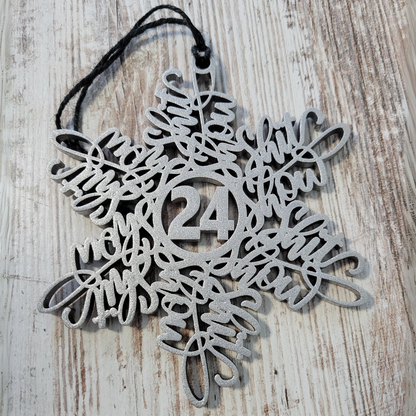 2025 Shitshow Snowflake Christmas Ornament