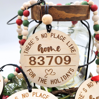 Zip Code Christmas Ornament