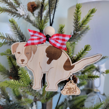2025 Pooping Dog Christmas Ornament