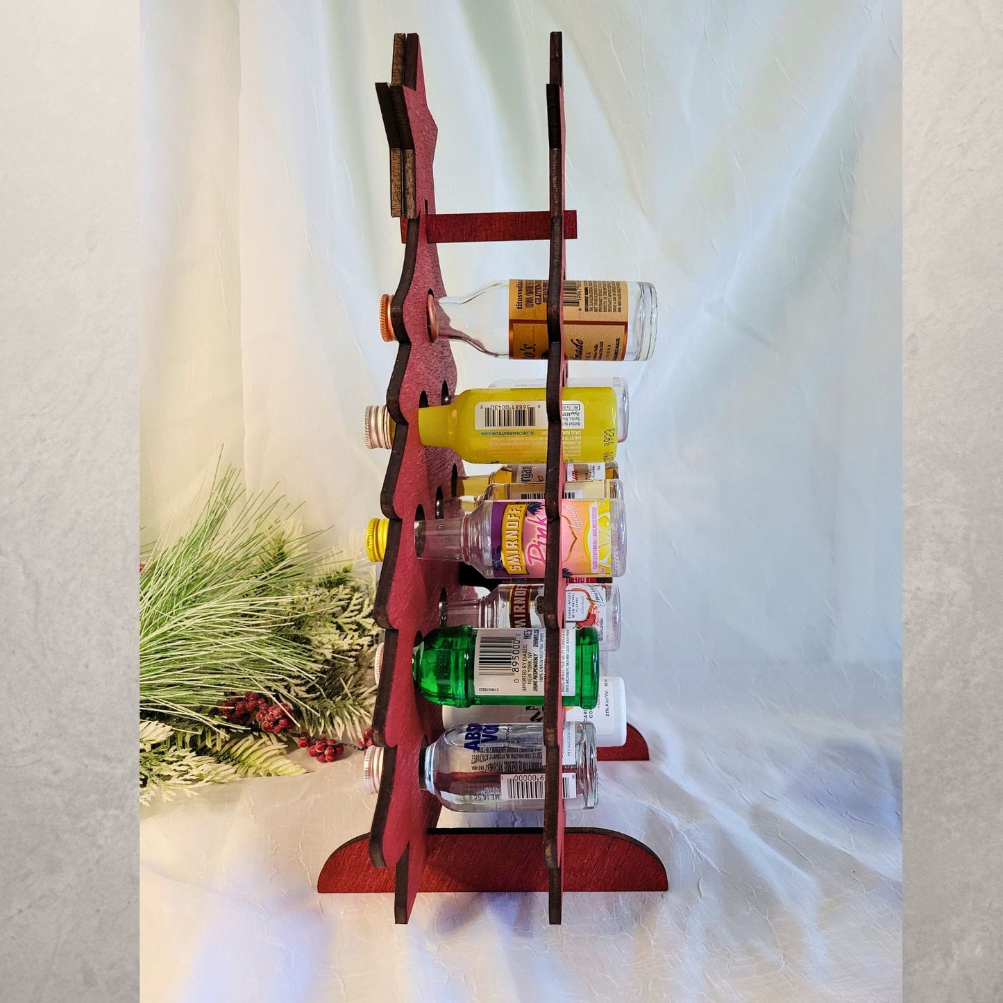 12 Days of Christmas Advent Calendar for Mini Liquor Bottles