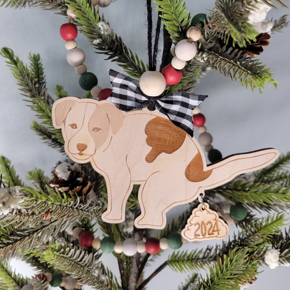 2025 Pooping Dog Christmas Ornament