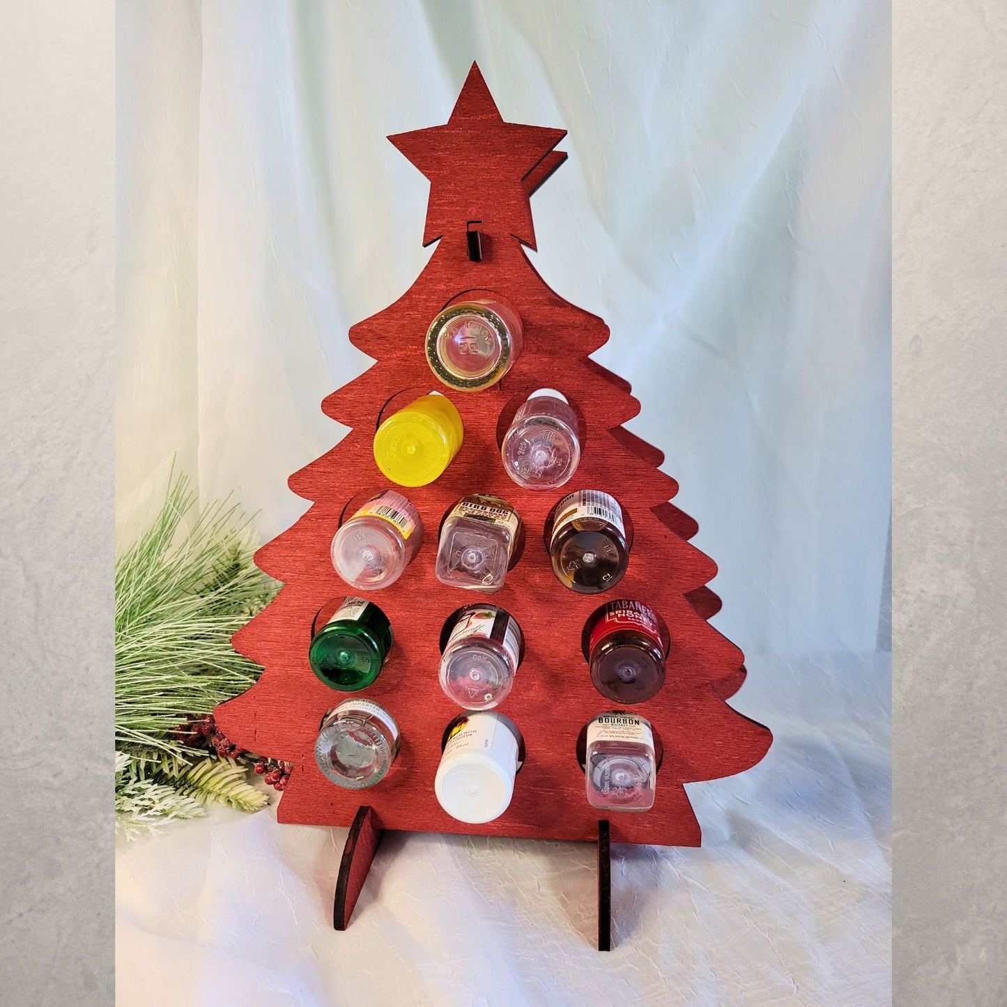 12 Days of Christmas Advent Calendar for Mini Liquor Bottles