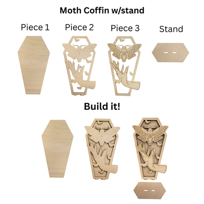 PICK YOUR POISON, Coffin DIY Craft Project Kit