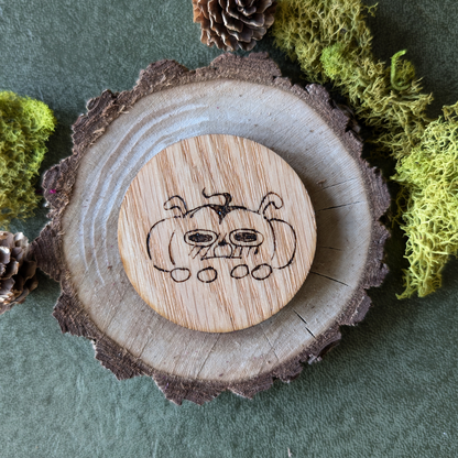 Halloween Magnets (Wood-Burned)