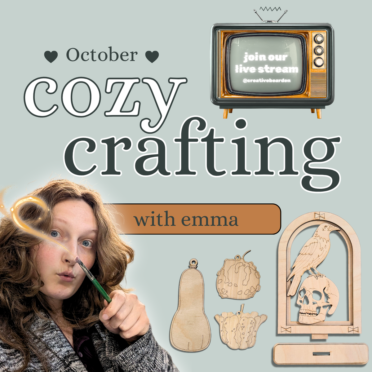 Cozy Crafting Live Stream Box Set - October