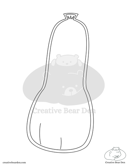 Funky Pumpkins Coloring Pages - Digital Download