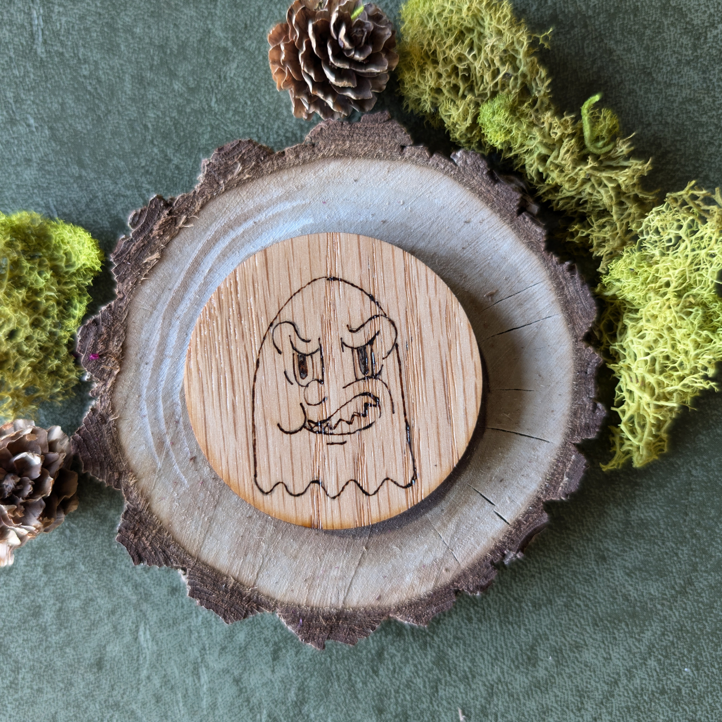 Halloween Magnets (Wood-Burned)
