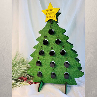 12 Days of Christmas Advent Calendar for Mini Liquor Bottles