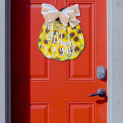 Fall Pumpkin Sign DIY Craft Project