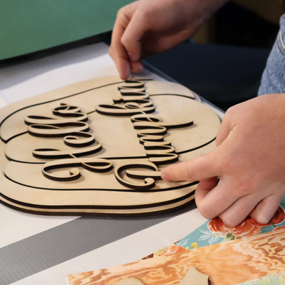 Fall Pumpkin Sign DIY Craft Project