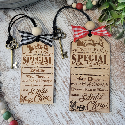 Personalized Special Delivery Stocking Gift Tag