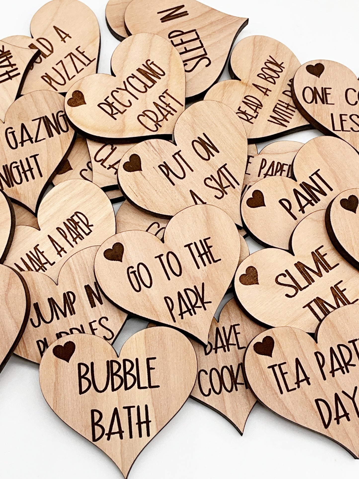 Family Activity Tokens for Valentine's Day or Rewards for Kids
