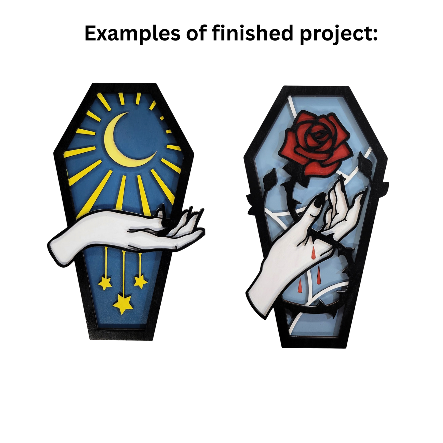 PICK YOUR POISON, Coffin DIY Craft Project Kit