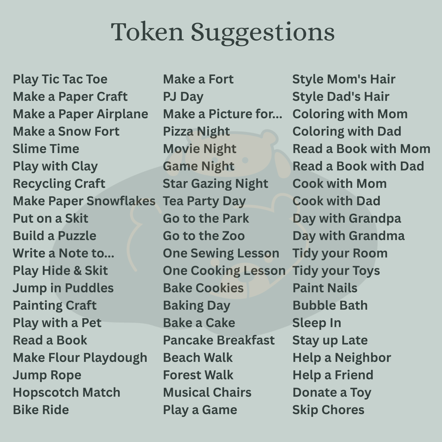 Reward Tokens for Valentines Day