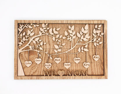 Personalized Family Tree Keepsake