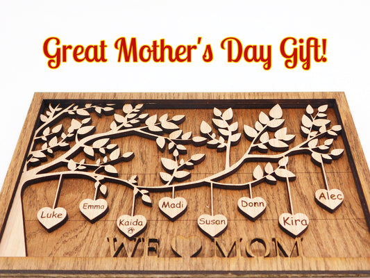 Personalized Family Tree Keepsake