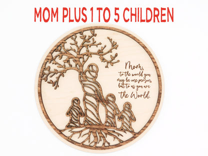 Mother Tree of Life Sign or Tiered Tray Display
