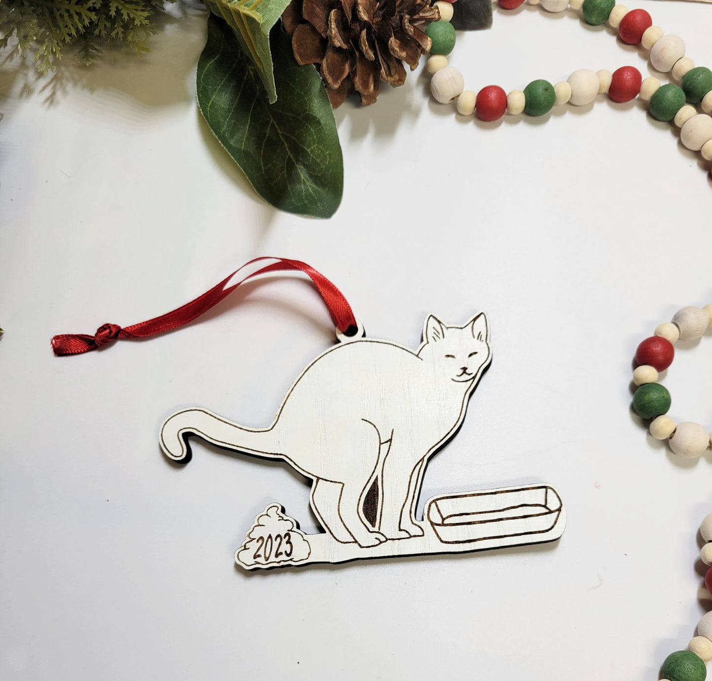 2025 Pooping Cat Ornament