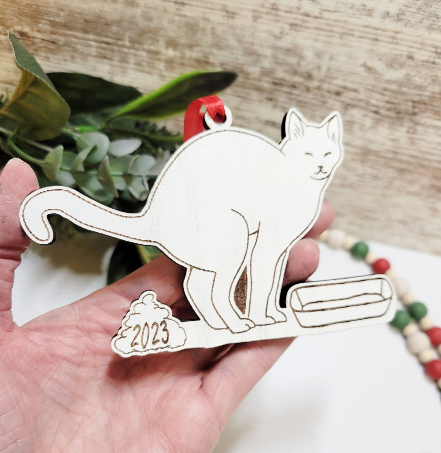 2025 Pooping Cat Ornament