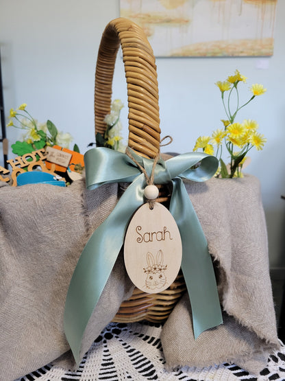 Personalized Easter Basket Tag