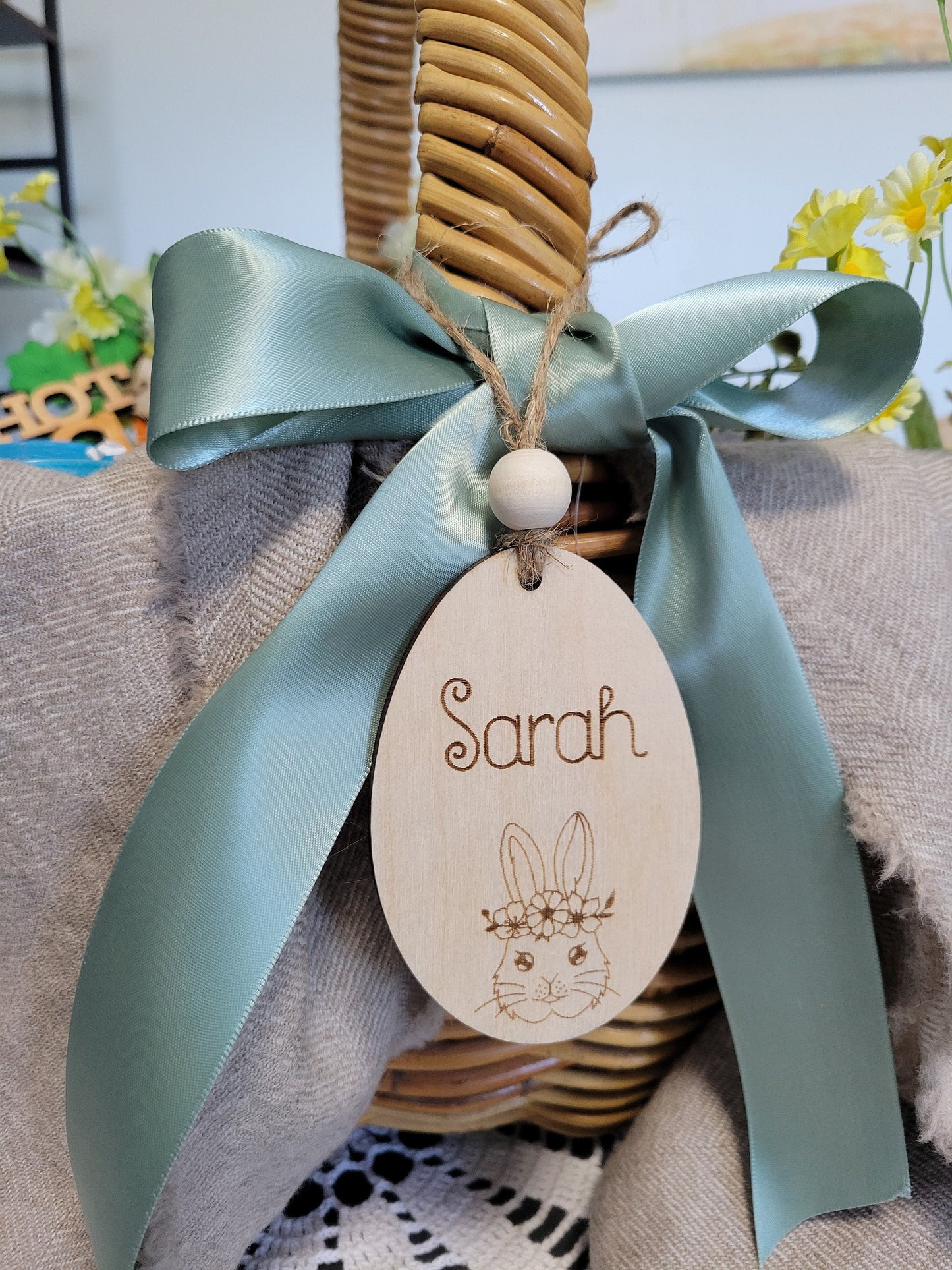 Personalized Easter Basket Tag