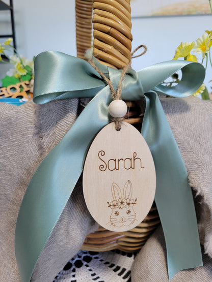 Personalized Easter Basket Tag