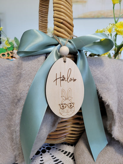 Personalized Easter Basket Tag