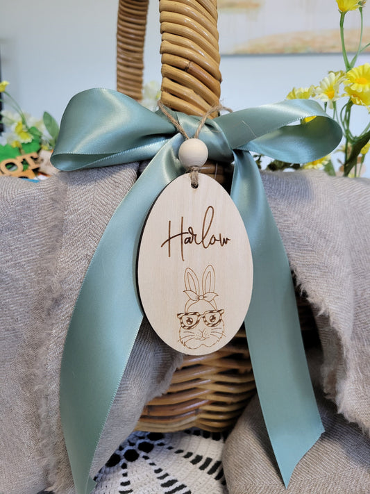 Personalized Easter Basket Tag
