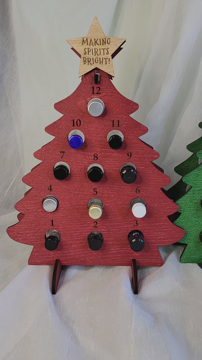 12 Days of Christmas Advent Calendar for Mini Liquor Bottles